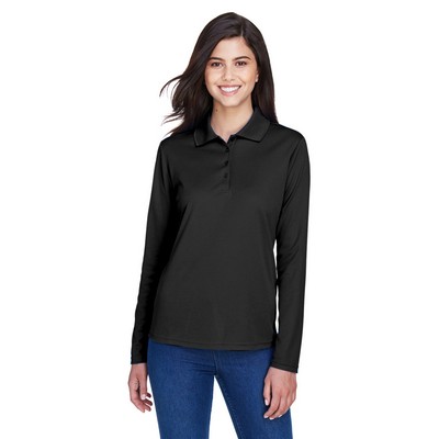 CORE365™ Women's Pinnacle Performance Long Sleeve Piqué Polo Shirt