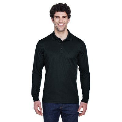 CORE365™ Men's Pinnacle Performance Long-Sleeve Piqué Polo Shirt